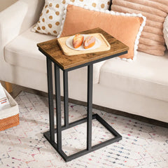 Wooden C Table And Side Table