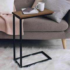 Wooden C Table And Side Table