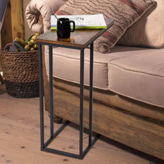 Wooden C Table And Side Table