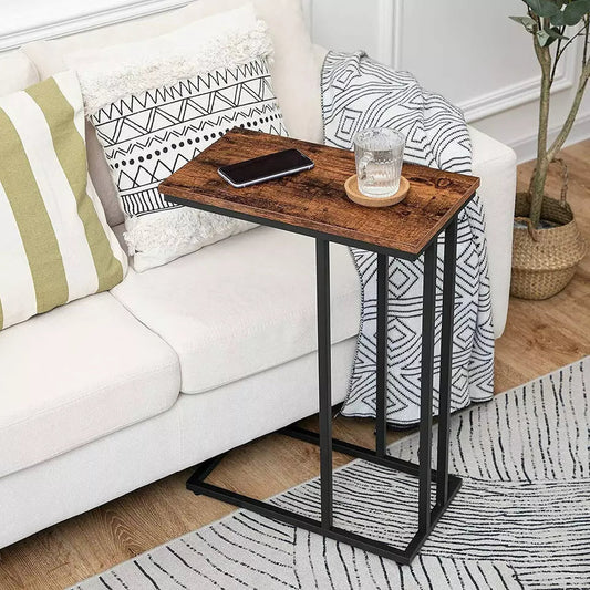 Wooden C Table And Side Table