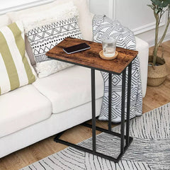 Wooden C Table And Side Table