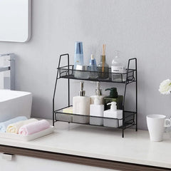 Multi-purpose foldable 2 layer rack