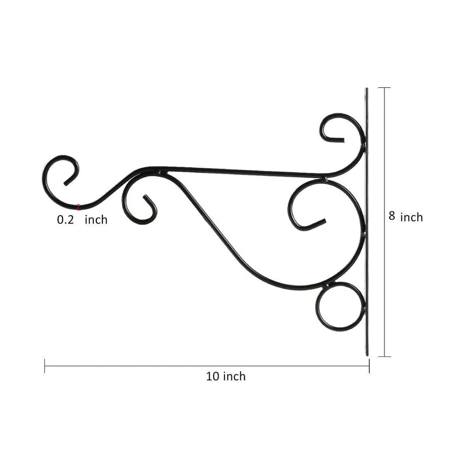 Wall mounted flower pot hanger stand by Auctor store