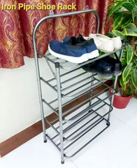 foldable metal shoes rack