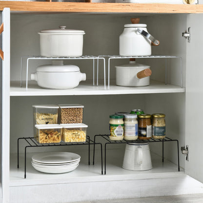 Inside cabinet desktop shelf