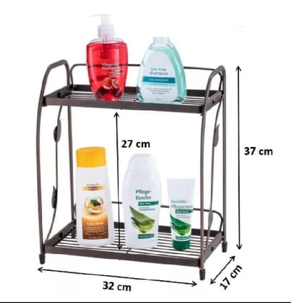 Luxury premium quality foldable 2-tier multipurpose rack