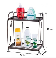 luxury premium quality foldable 2-tier multipurpose rack