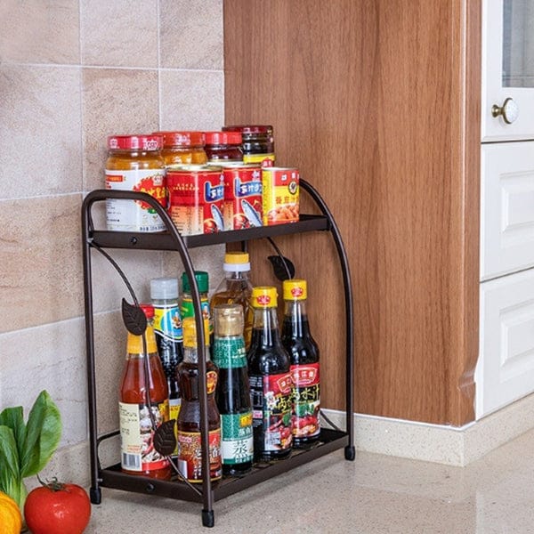 luxury premium quality foldable 2-tier multipurpose rack
