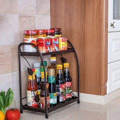 luxury premium quality foldable 2-tier multipurpose rack