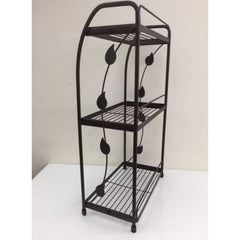 luxury premium quality foldable 3-tier multipurpose rack