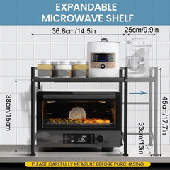 metal adjustable microvave stand