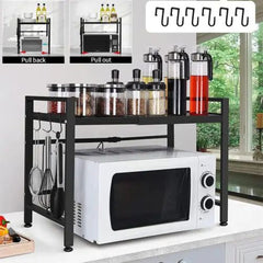 metal adjustable microvave stand