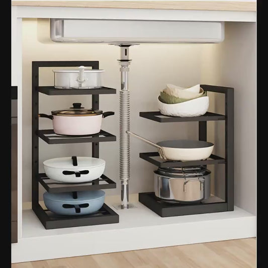 Pull Out Pot Rack, Pot Storage Rack By Auctor store
