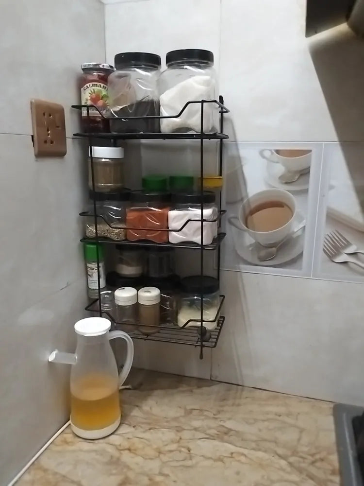 Square 3-tier multipurpose rack