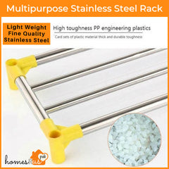 stainless steel 3-4-5 layer shoes rack