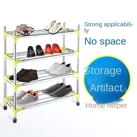 stainless steel 3-4-5 layer shoes rack