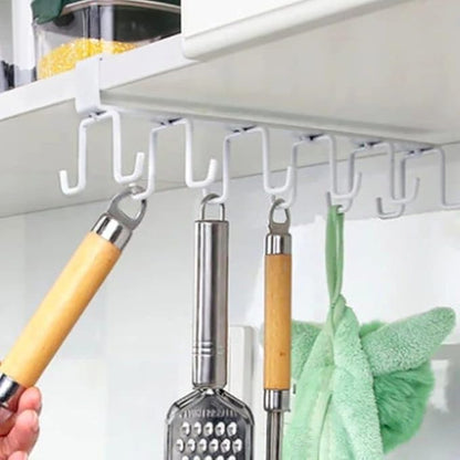 Under cabinet 12 hooks hanger by Auctor store