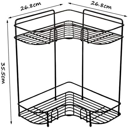 Wall-mounted and counter-shelf multi-purpose corner 3-tier rack