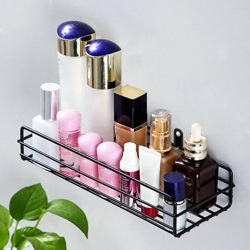 wall mounted multipurpose shelf with adhesive tapes by Auctor store