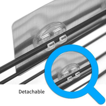 wall mounted multipurpose shelf with adhesive tapes by Auctor store