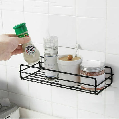 wall mounted multipurpose shelf with adhesive tapes by Auctor store