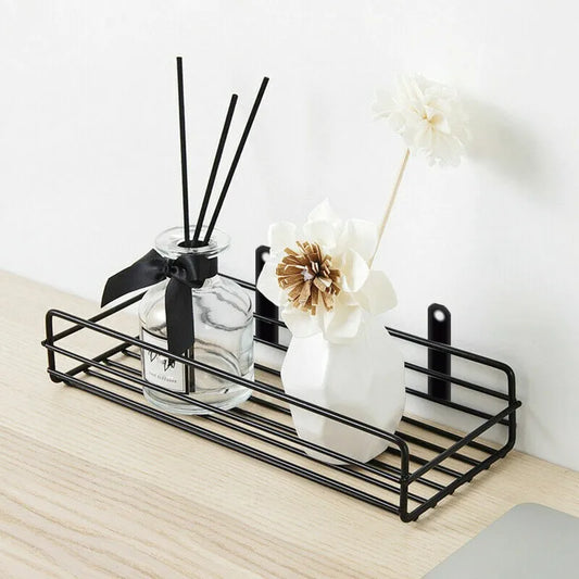 wall mounted multipurpose shelf with adhesive tapes by Auctor store