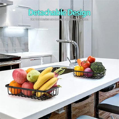 wooden handle counter top 2-tier fruit and vegetable stand by Auctor store